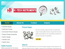 Tablet Screenshot of hitechinstrument.com